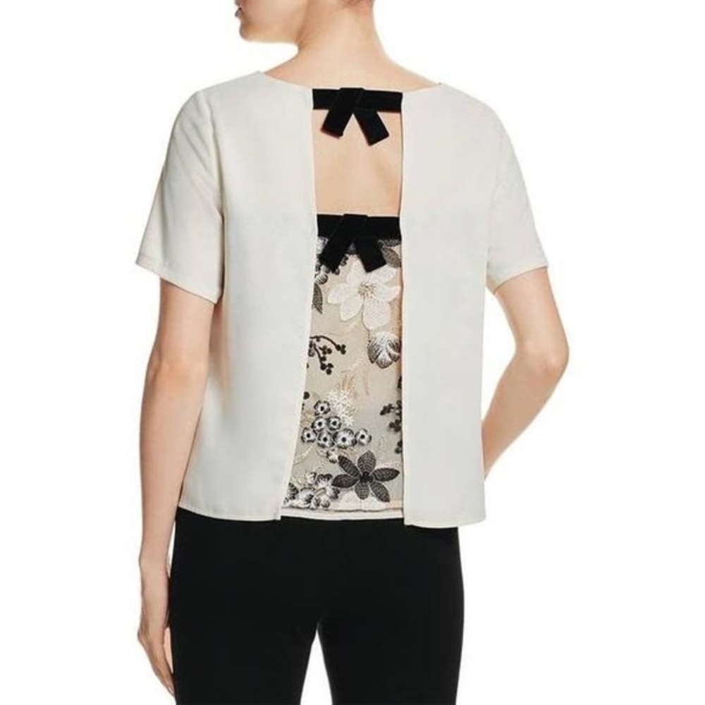 Cooper and Ella Coco lace tee bow top